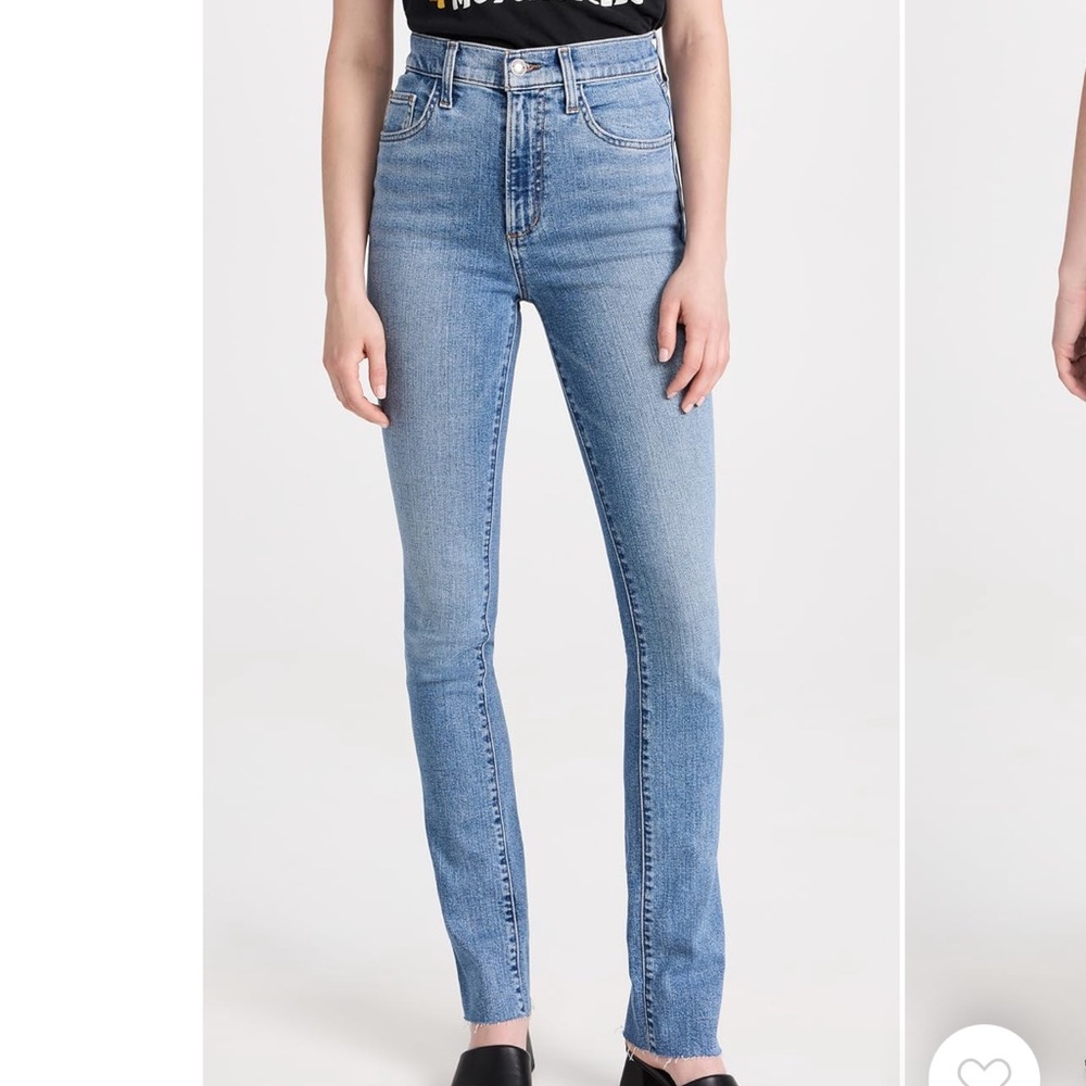 Favorite Daughter The Valentina Super High Rise Tower Jeans in Laurel